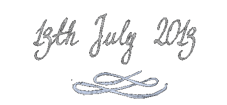 13th July 2013